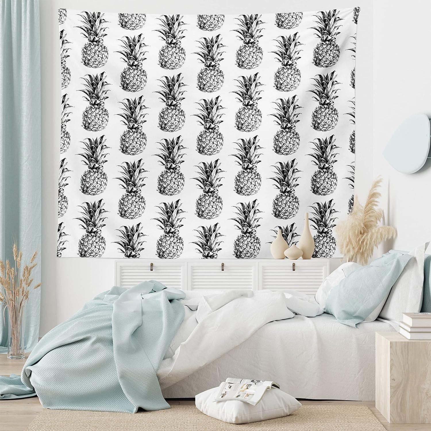 imageAmbesonne Retro Tapestry Angel Greek Muse on NeoClassic Pillars Relic Print Antique Neutral Toned Graphic Print Fabric Wall Hanging Decor for Bedroom Living Room Dorm 23 X 28 WhiteBlack Grey White