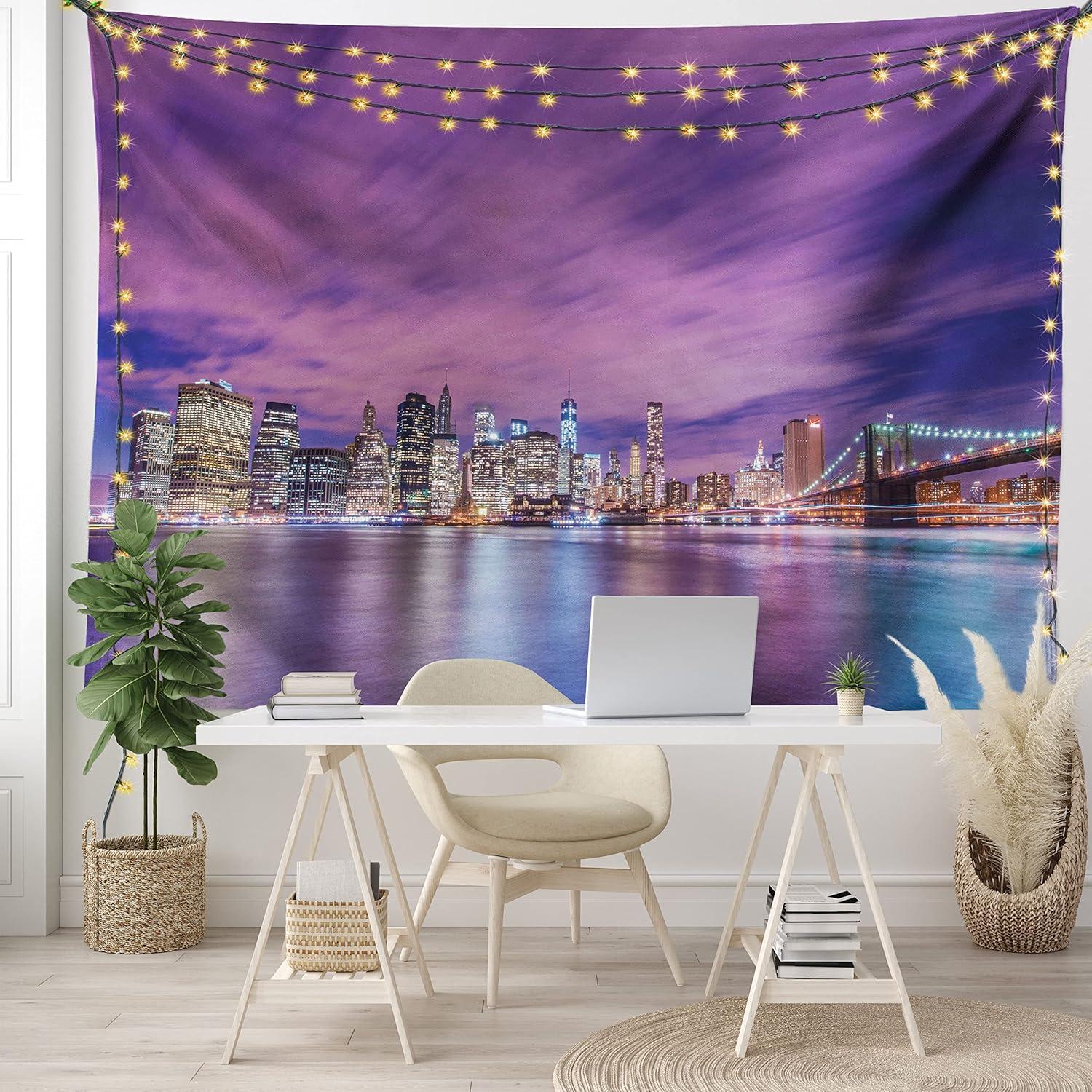 imageAmbesonne Retro Tapestry Angel Greek Muse on NeoClassic Pillars Relic Print Antique Neutral Toned Graphic Print Fabric Wall Hanging Decor for Bedroom Living Room Dorm 23 X 28 WhiteViolet Purple