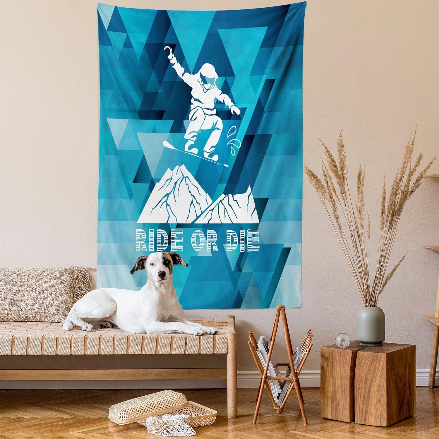 imageAmbesonne Retro Tapestry Angel Greek Muse on NeoClassic Pillars Relic Print Antique Neutral Toned Graphic Print Fabric Wall Hanging Decor for Bedroom Living Room Dorm 23 X 28 WhitePurple Blue White
