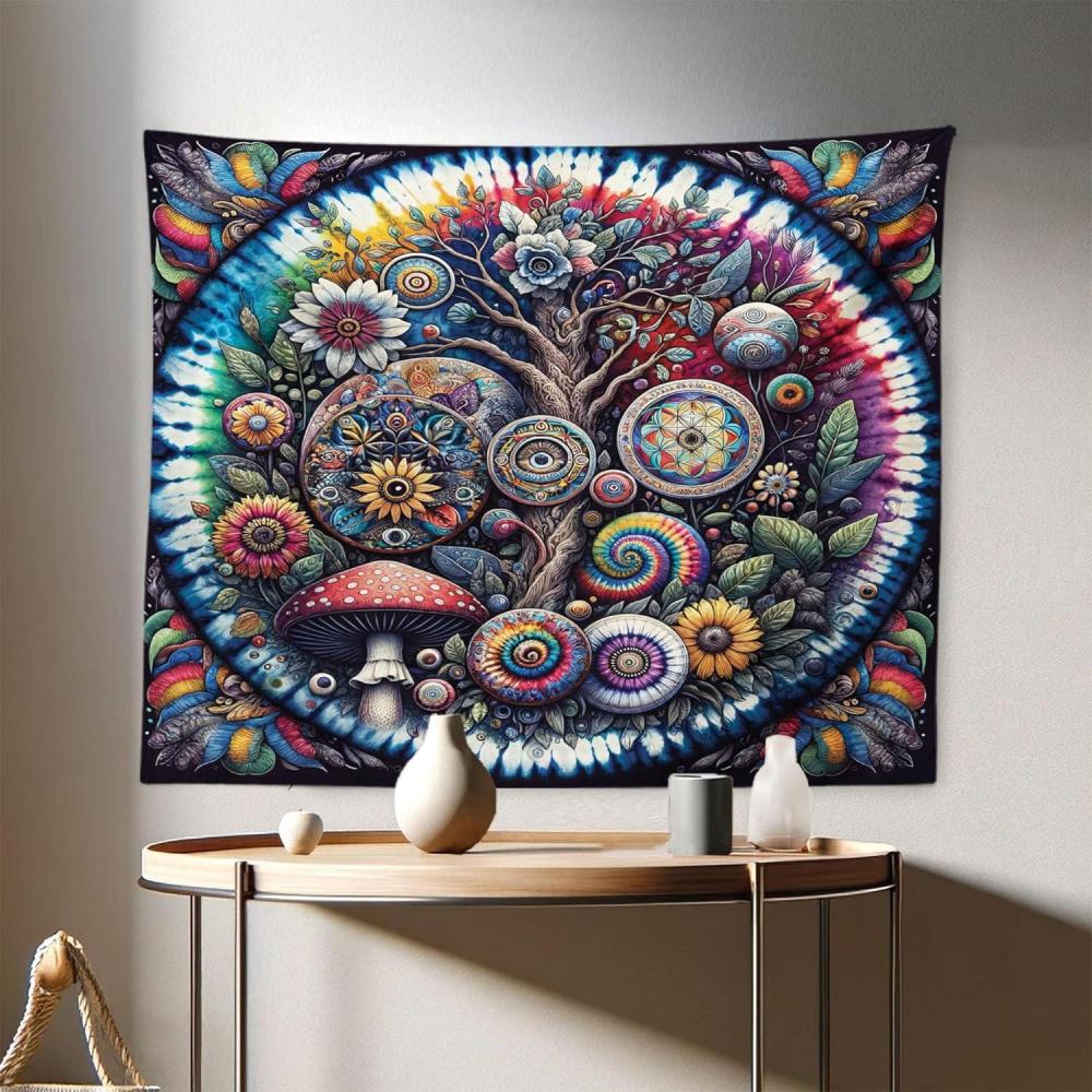 imageAmbesonne Retro Tapestry Angel Greek Muse on NeoClassic Pillars Relic Print Antique Neutral Toned Graphic Print Fabric Wall Hanging Decor for Bedroom Living Room Dorm 23 X 28 WhiteMulticolor Blue