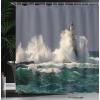 Ambesonne Floral Shower Curtain, Curved Flower Leaf Ornate Blooming Branches Romantic Love Print Art, Cloth Fabric Bathroom Decor Set with Hooks, 69″ W x 70″ L, Pale Tan(Dimgray White)