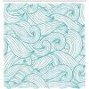 Ambesonne Floral Shower Curtain, Curved Flower Leaf Ornate Blooming Branches Romantic Love Print Art, Cloth Fabric Bathroom Decor Set with Hooks, 69″ W x 70″ L, Pale Tan(White Green)