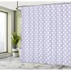 Ambesonne Floral Shower Curtain, Curved Flower Leaf Ornate Blooming Branches Romantic Love Print Art, Cloth Fabric Bathroom Decor Set with Hooks, 69″ W x 70″ L, Pale Tan(White Lilac)