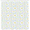 Ambesonne Floral Shower Curtain, Curved Flower Leaf Ornate Blooming Branches Romantic Love Print Art, Cloth Fabric Bathroom Decor Set with Hooks, 69″ W x 70″ L, Pale Tan(Pale Azure)