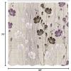 Ambesonne Floral Shower Curtain, Curved Flower Leaf Ornate Blooming Branches Romantic Love Print Art, Cloth Fabric Bathroom Decor Set with Hooks, 69″ W x 70″ L, Pale Tan(Pale Eggplant)