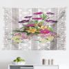 Ambesonne Flower Tapestry, Fresh Colorful Spring Bouquet on Neutral Vintage Ornaments, Fabric Wall Hanging Decor for Bedroom Living Room Dorm, 28″ X 23″, Warm Taupe Multicolor(Warm Taupe Multicolor)