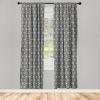Ambesonne Flowers Vintage Curtains, Neutral Colors Boho Springtime Garden Scene Floral Design Art, Window Treatments 2 Panel Set for Living Room Bedroom, Pair of – 28″ x 63″, Pale Ceil Blue Pale Grey(Charcoal Grey Coconut)