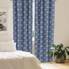 Ambesonne Flowers Vintage Curtains, Neutral Colors Boho Springtime Garden Scene Floral Design Art, Window Treatments 2 Panel Set for Living Room Bedroom, Pair of – 28″ x 63″, Pale Ceil Blue Pale Grey(Night Blue White)