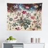 Ambesonne Retro Tapestry, Angel Greek Muse on NeoClassic Pillars Relic Print Antique Neutral Toned Graphic Print, Fabric Wall Hanging Decor for Bedroom Living Room Dorm, 23″ X 28″, White(Cream Laurel Green)