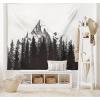 Ambesonne Retro Tapestry, Angel Greek Muse on NeoClassic Pillars Relic Print Antique Neutral Toned Graphic Print, Fabric Wall Hanging Decor for Bedroom Living Room Dorm, 23″ X 28″, White(Dimgrey)
