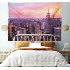 Ambesonne Retro Tapestry, Angel Greek Muse on NeoClassic Pillars Relic Print Antique Neutral Toned Graphic Print, Fabric Wall Hanging Decor for Bedroom Living Room Dorm, 23″ X 28″, White(Peach Purple)
