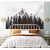 Ambesonne Retro Tapestry, Angel Greek Muse on NeoClassic Pillars Relic Print Antique Neutral Toned Graphic Print, Fabric Wall Hanging Decor for Bedroom Living Room Dorm, 23″ X 28″, White(Dimgrey)
