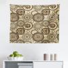 Ambesonne Animal Print Tapestry, Savannah Pattern Cheetah Skin Print Fauna Theme in Neutral Colors Print, Fabric Wall Hanging Decor for Bedroom Living Room Dorm, 28″ X 23″, Brown Beige(Brown Beige)