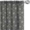 Ambesonne Flowers Vintage Curtains, Neutral Colors Boho Springtime Garden Scene Floral Design Art, Window Treatments 2 Panel Set for Living Room Bedroom, Pair of – 28″ x 63″, Pale Ceil Blue Pale Grey(Charcoal Grey Coconut)