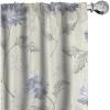 Ambesonne Flowers Vintage Curtains, Neutral Colors Boho Springtime Garden Scene Floral Design Art, Window Treatments 2 Panel Set for Living Room Bedroom, Pair of – 28″ x 63″, Pale Ceil Blue Pale Grey(Pale Ceil Blue Pale Grey)