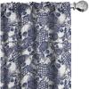Ambesonne Flowers Vintage Curtains, Neutral Colors Boho Springtime Garden Scene Floral Design Art, Window Treatments 2 Panel Set for Living Room Bedroom, Pair of – 28″ x 63″, Pale Ceil Blue Pale Grey(Navy Blue and White)