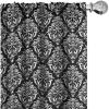 Ambesonne Flowers Vintage Curtains, Neutral Colors Boho Springtime Garden Scene Floral Design Art, Window Treatments 2 Panel Set for Living Room Bedroom, Pair of – 28″ x 63″, Pale Ceil Blue Pale Grey(White and Charcoal Grey)