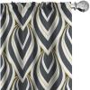Ambesonne Flowers Vintage Curtains, Neutral Colors Boho Springtime Garden Scene Floral Design Art, Window Treatments 2 Panel Set for Living Room Bedroom, Pair of – 28″ x 63″, Pale Ceil Blue Pale Grey(Charcoal Grey and Mustard)