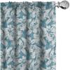 Ambesonne Flowers Vintage Curtains, Neutral Colors Boho Springtime Garden Scene Floral Design Art, Window Treatments 2 Panel Set for Living Room Bedroom, Pair of – 28″ x 63″, Pale Ceil Blue Pale Grey(Cadet Blue and Eggshell)
