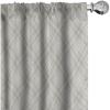 Ambesonne Grey Plaid Curtains, Scandinavian Tartan Pattern Plain and Neutral Repeated Illustration, Window Treatments 2 Panel Set for Living Room Bedroom, Pair of – 28″ x 95″, Pearl and Eggshell(Pearl and Eggshell)