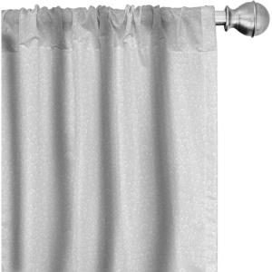 Ambesonne Floral Curtains, Soft Toned Flower Petals Traditional Oriental Leafy in Neutral Muted Tones, Window Treatments 2 Panel Set for Living Room Bedroom, Pair of – 28″ x 95″, Pale Taupe and White(Pale Taupe and White)