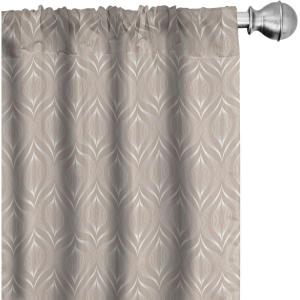 Ambesonne Flowers Vintage Curtains, Neutral Colors Boho Springtime Garden Scene Floral Design Art, Window Treatments 2 Panel Set for Living Room Bedroom, Pair of – 28″ x 63″, Pale Ceil Blue Pale Grey(Warm Taupe White)