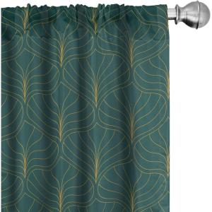 Ambesonne Flowers Vintage Curtains, Neutral Colors Boho Springtime Garden Scene Floral Design Art, Window Treatments 2 Panel Set for Living Room Bedroom, Pair of – 28″ x 63″, Pale Ceil Blue Pale Grey(Pale Earth Yellow Teal)
