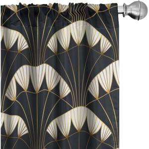 Ambesonne Flowers Vintage Curtains, Neutral Colors Boho Springtime Garden Scene Floral Design Art, Window Treatments 2 Panel Set for Living Room Bedroom, Pair of – 28″ x 63″, Pale Ceil Blue Pale Grey(Charcoal Grey Pale Coffee)
