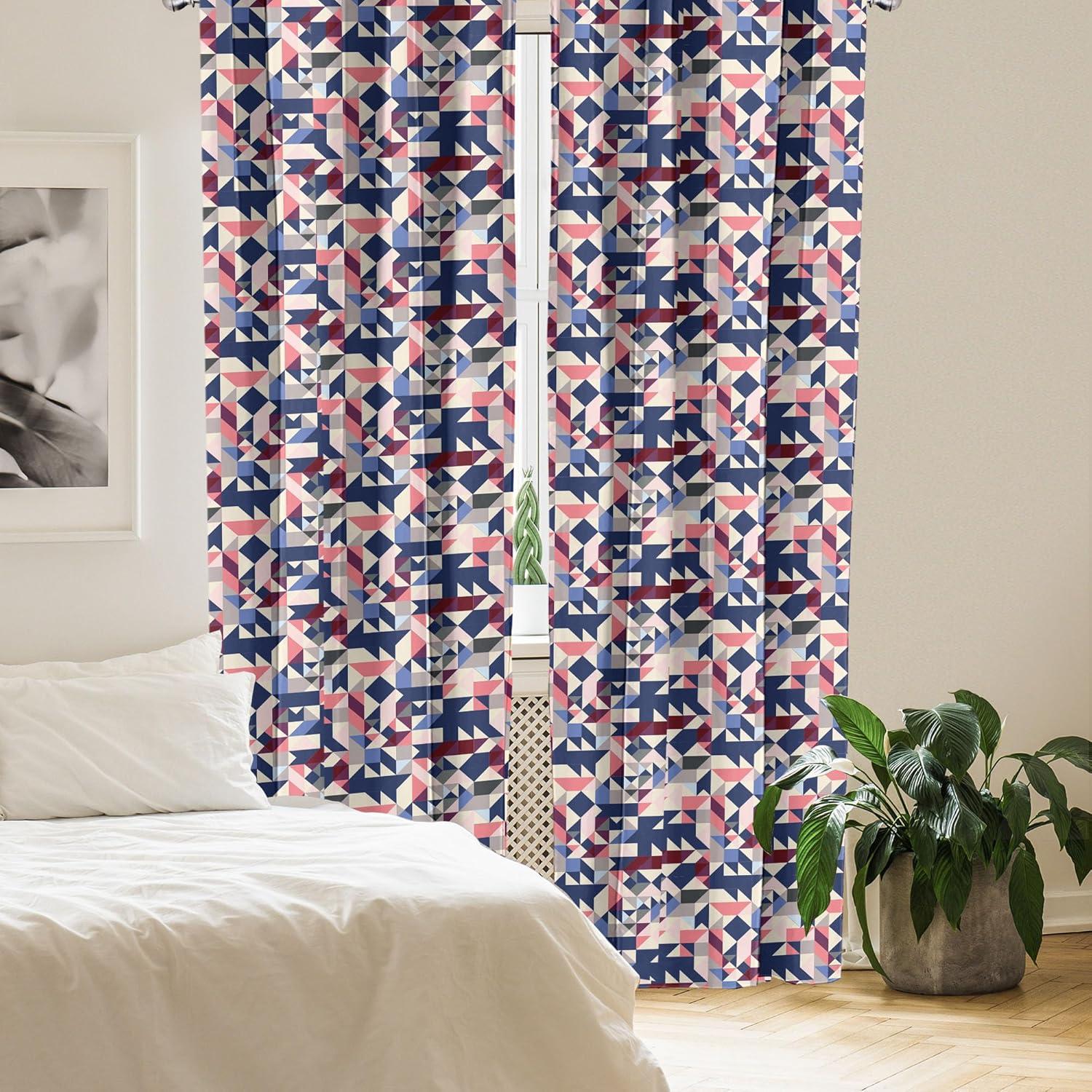 imageAmbesonne Garden Scene Curtains Neutral Traditional Roses and Floral Pattern Boho Romance Print Window Treatments 2 Panel Set for Living Room Bedroom Pair of 28 x 84 Cream White Dark SepiaDark Sky Blue Coral