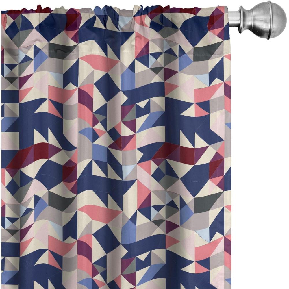 imageAmbesonne Garden Scene Curtains Neutral Traditional Roses and Floral Pattern Boho Romance Print Window Treatments 2 Panel Set for Living Room Bedroom Pair of 28 x 84 Cream White Dark SepiaDark Sky Blue Coral