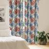 Ambesonne Garden Scene Curtains, Neutral Traditional Roses and Floral Pattern Boho Romance Print, Window Treatments 2 Panel Set for Living Room Bedroom, Pair of – 28″ x 84″, Cream White Dark Sepia(Blue Grey Pale Maroon)