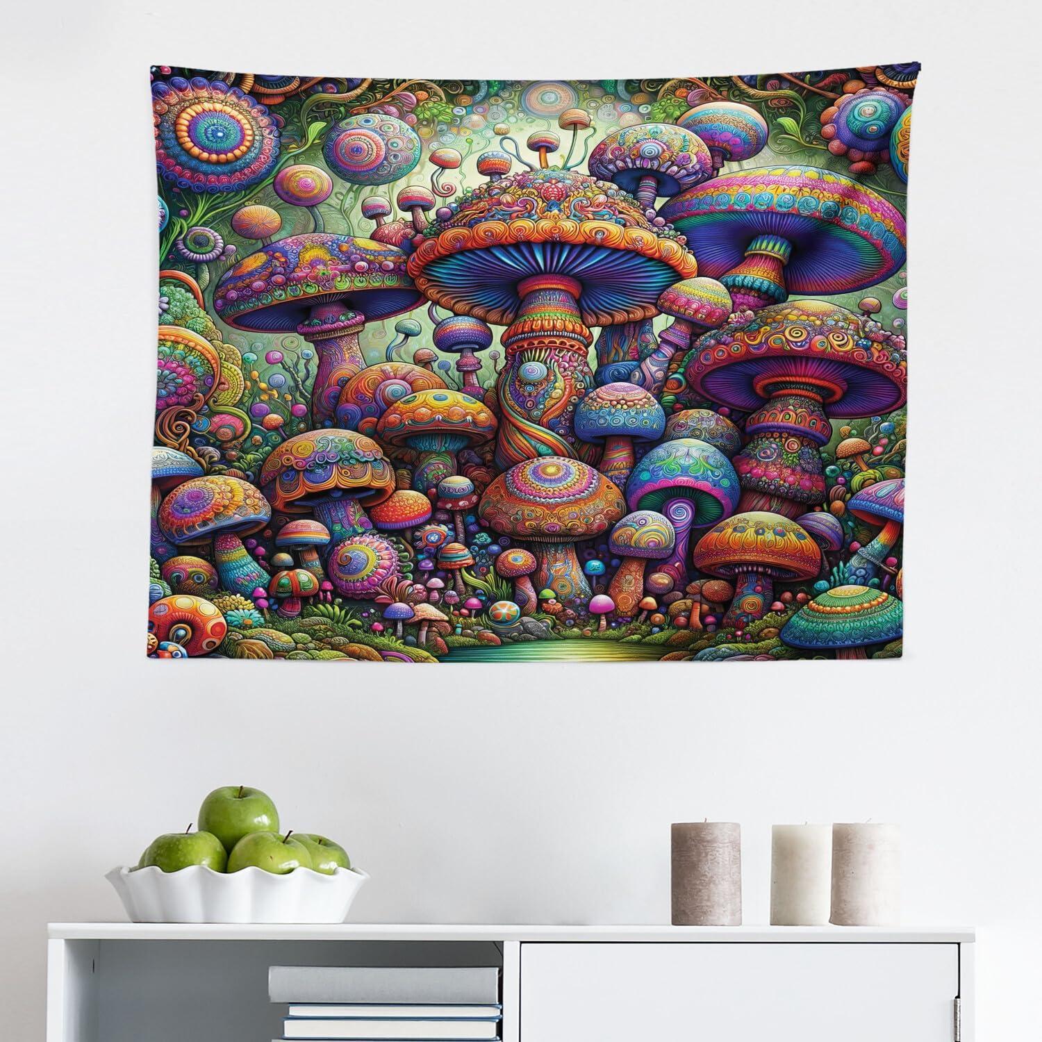 imageAmbesonne Antique Tapestry Old World Map Texture Nostalgic Plan Atlas Trace of Life Wide Wall Hanging for Bedroom Living Room Dorm 60 X 40 Khaki BeigeMulticolor Green
