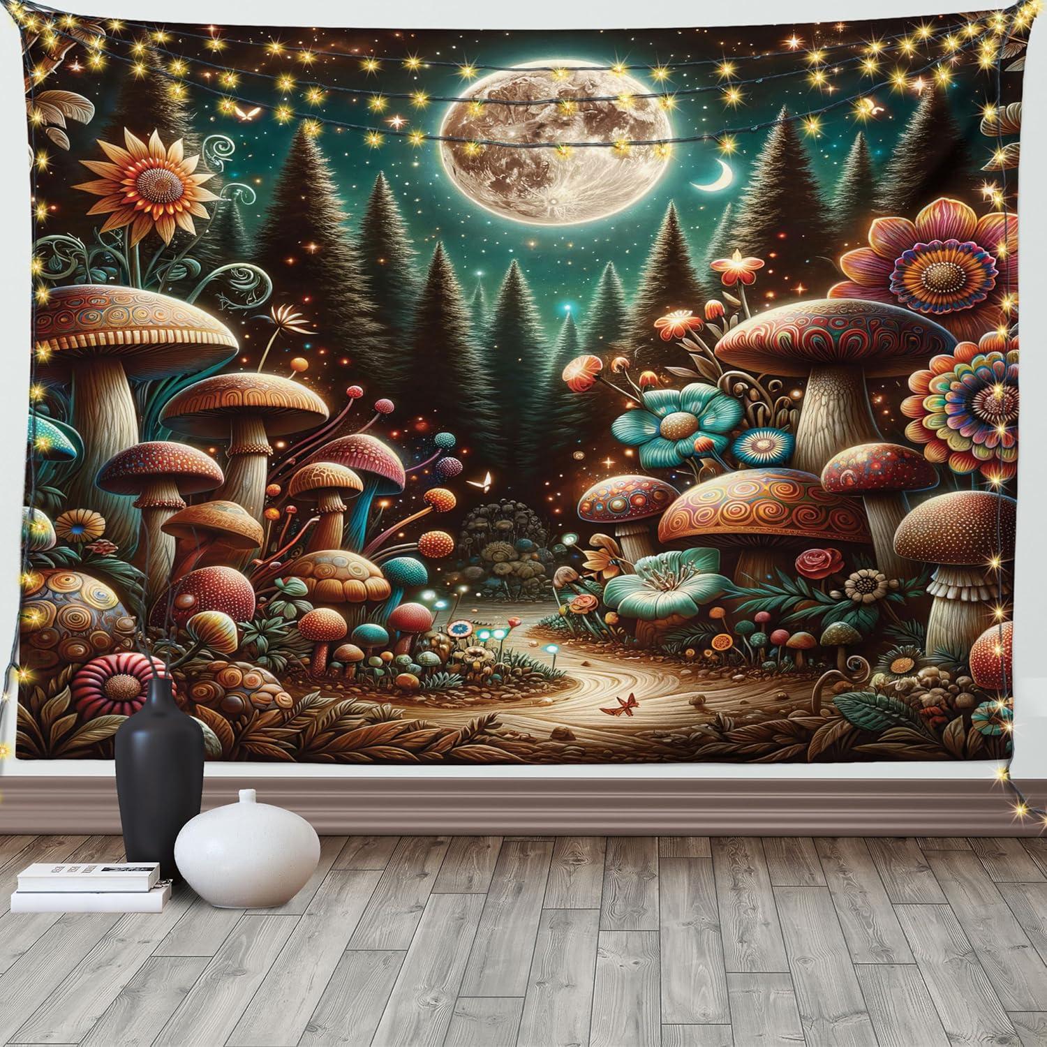 imageAmbesonne Antique Tapestry Old World Map Texture Nostalgic Plan Atlas Trace of Life Wide Wall Hanging for Bedroom Living Room Dorm 60 X 40 Khaki BeigeDark Teal Purple Orange