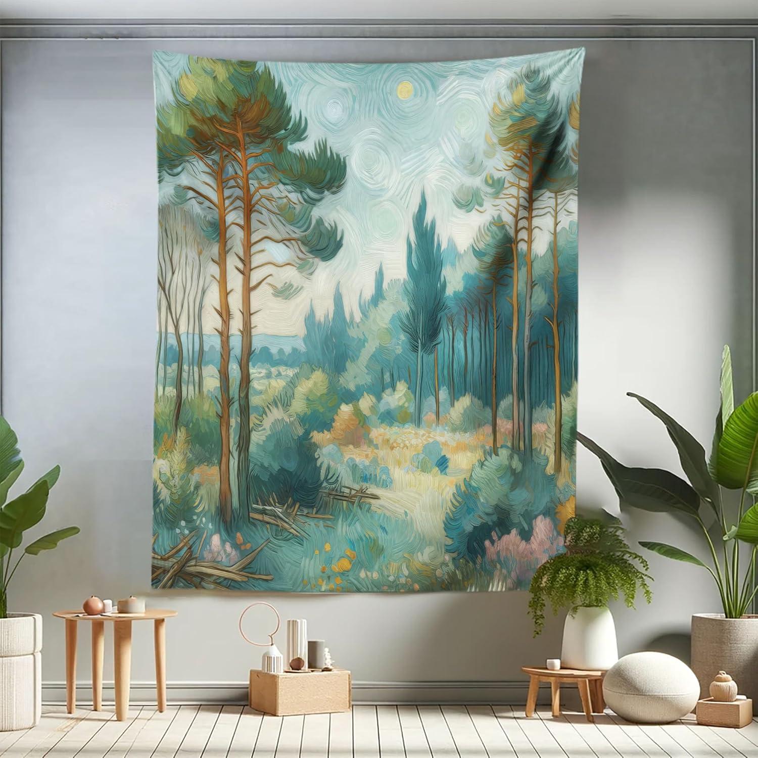imageAmbesonne Antique Tapestry Old World Map Texture Nostalgic Plan Atlas Trace of Life Wide Wall Hanging for Bedroom Living Room Dorm 60 X 40 Khaki BeigeCadet Blue Green Amber
