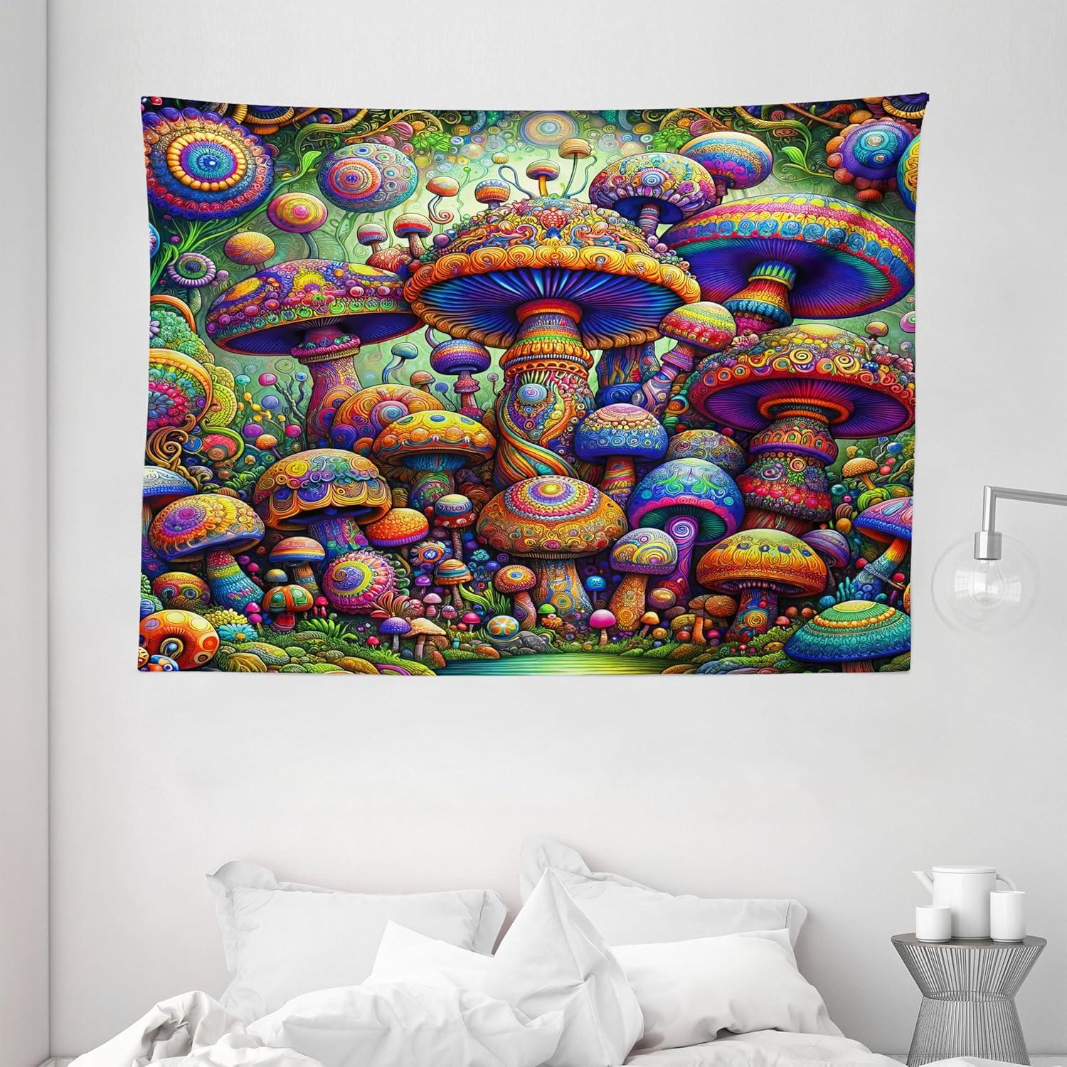 imageAmbesonne Antique Tapestry Old World Map Texture Nostalgic Plan Atlas Trace of Life Wide Wall Hanging for Bedroom Living Room Dorm 60 X 40 Khaki BeigeMulticolor Green