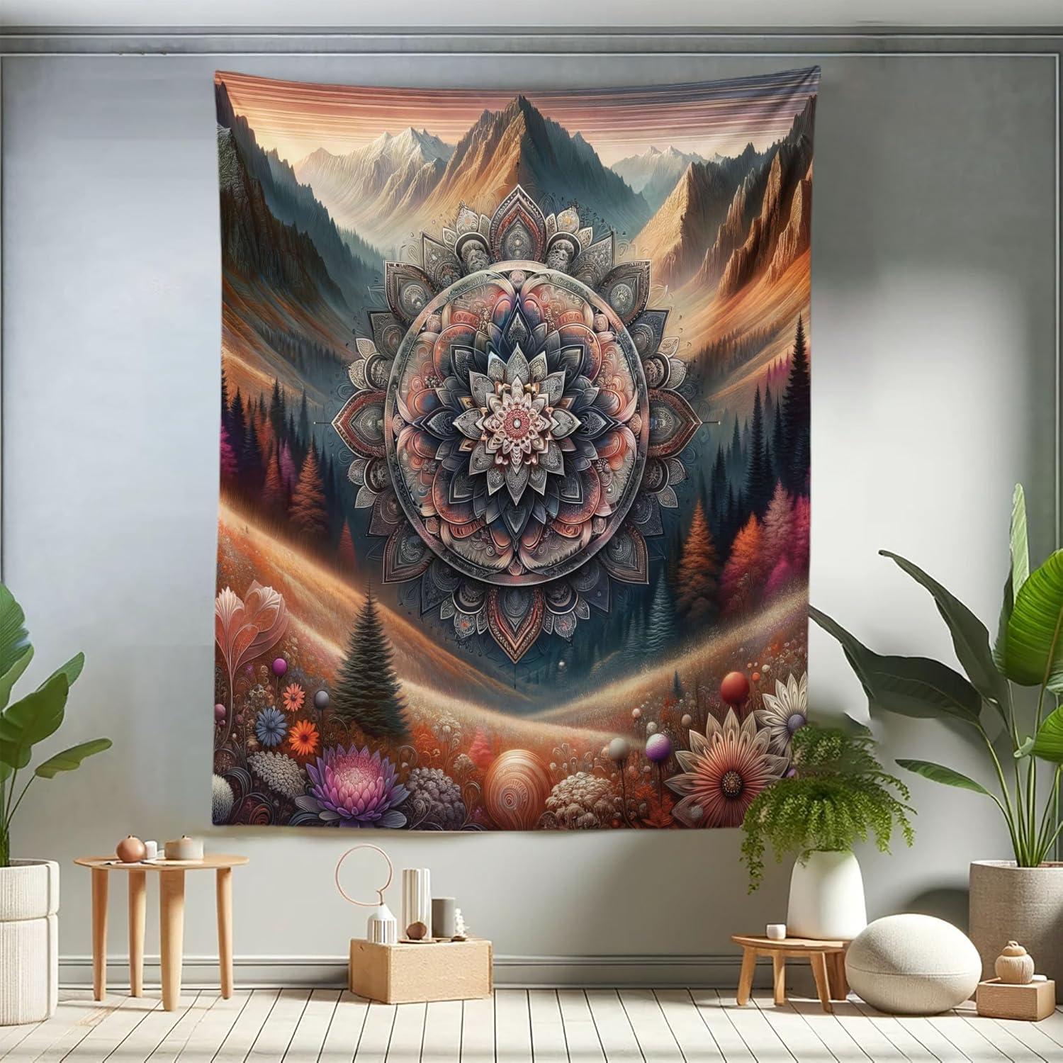 imageAmbesonne Antique Tapestry Old World Map Texture Nostalgic Plan Atlas Trace of Life Wide Wall Hanging for Bedroom Living Room Dorm 60 X 40 Khaki BeigePale Vermilion Multicolor
