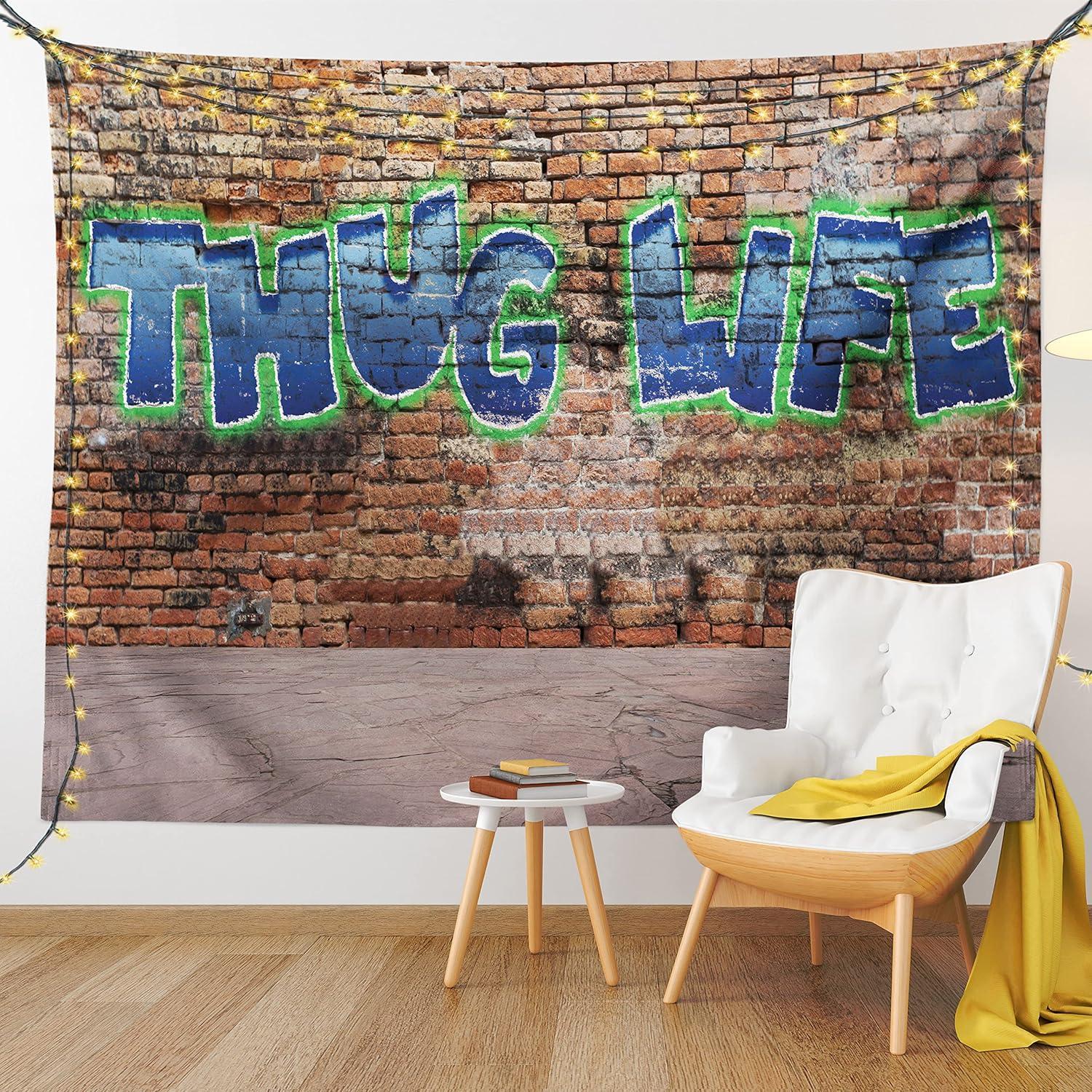 imageAmbesonne Antique Tapestry Old World Map Texture Nostalgic Plan Atlas Trace of Life Wide Wall Hanging for Bedroom Living Room Dorm 60 X 40 Khaki BeigeBrown Blue