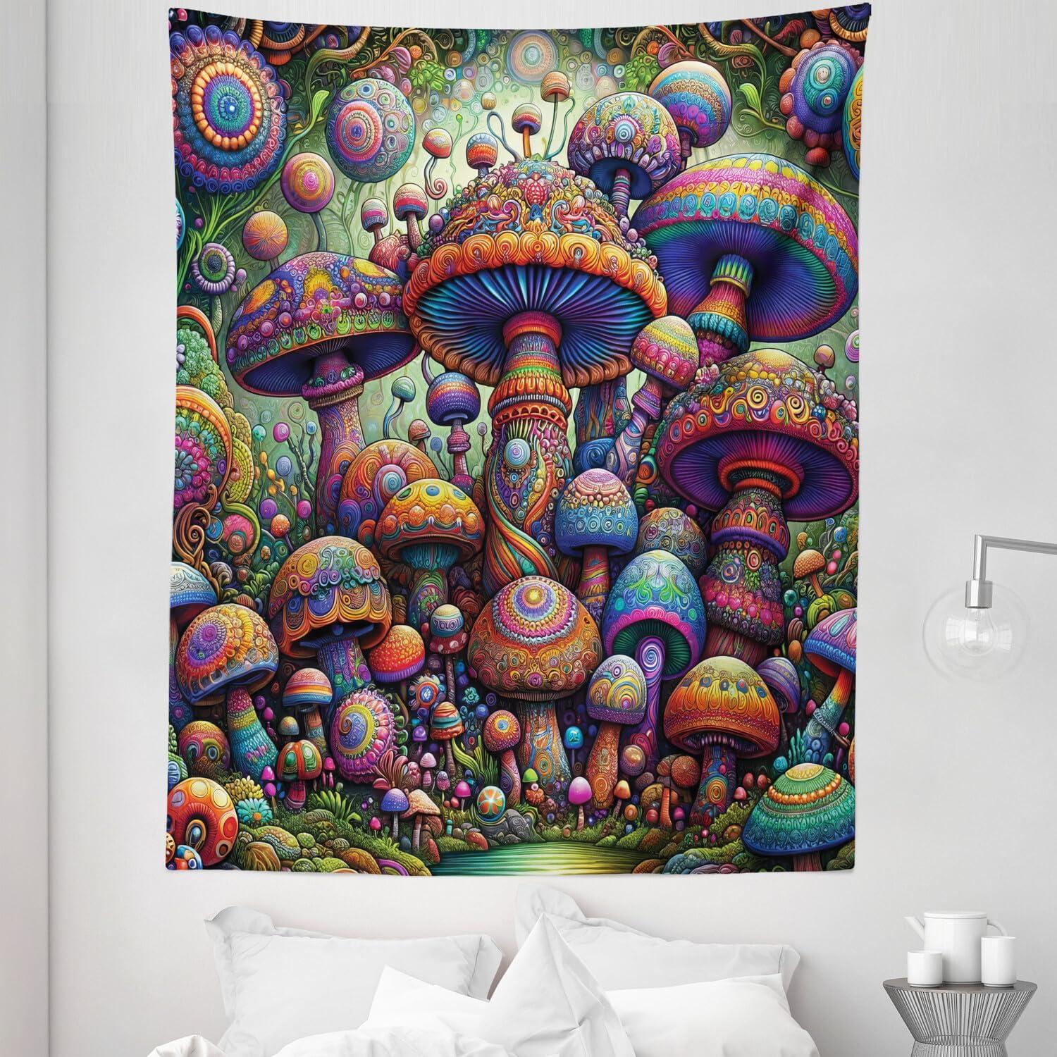 imageAmbesonne Antique Tapestry Old World Map Texture Nostalgic Plan Atlas Trace of Life Wide Wall Hanging for Bedroom Living Room Dorm 60 X 40 Khaki BeigeMulticolor Green