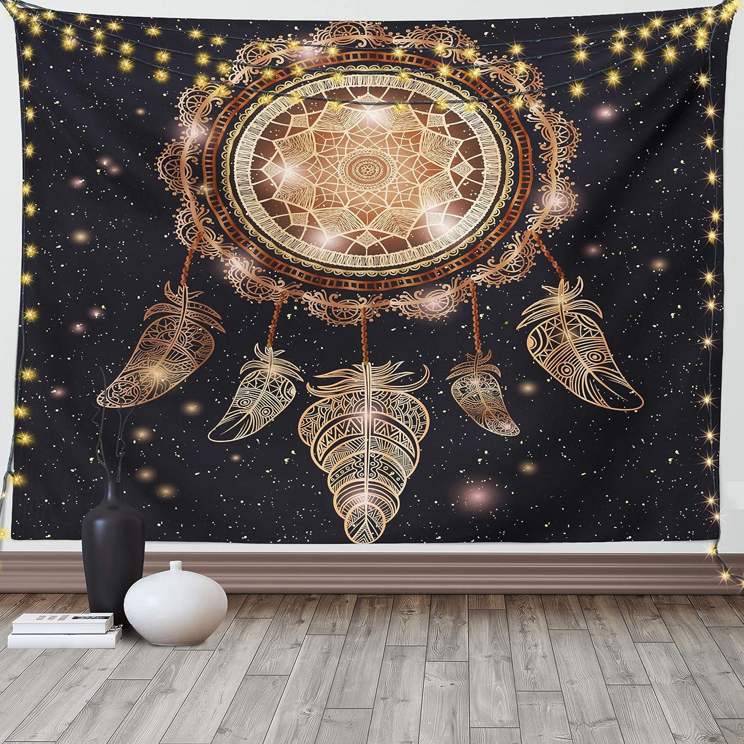 imageAmbesonne Antique Tapestry Old World Map Texture Nostalgic Plan Atlas Trace of Life Wide Wall Hanging for Bedroom Living Room Dorm 60 X 40 Khaki BeigeDark Grey