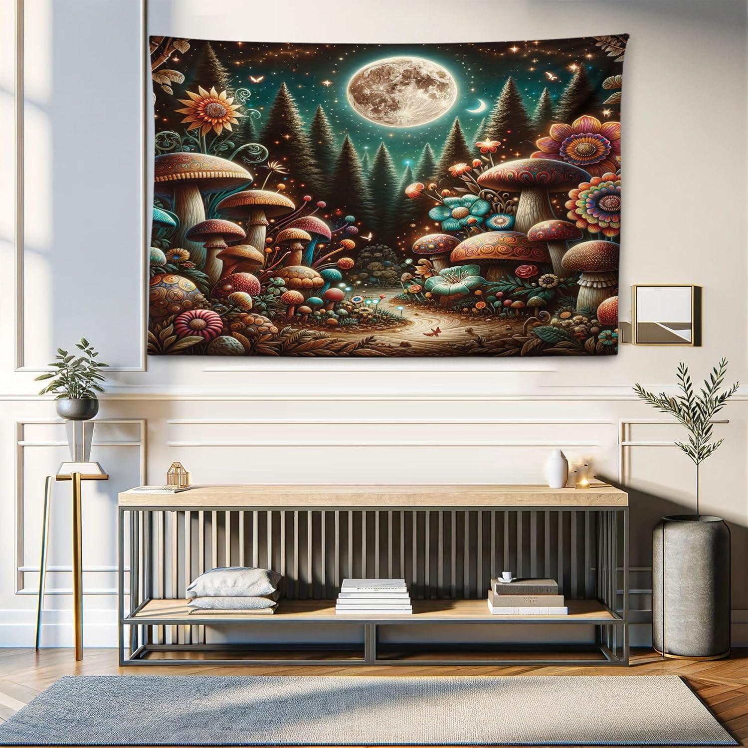 imageAmbesonne Antique Tapestry Old World Map Texture Nostalgic Plan Atlas Trace of Life Wide Wall Hanging for Bedroom Living Room Dorm 60 X 40 Khaki BeigeDark Teal Purple Orange