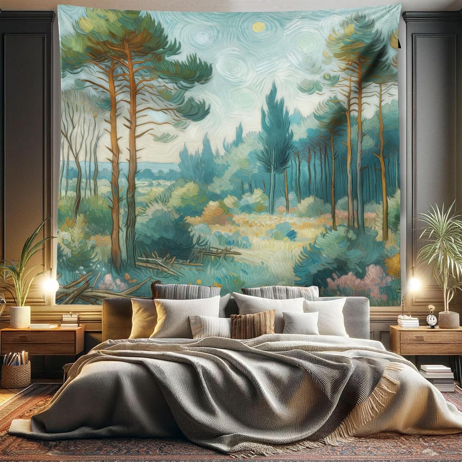imageAmbesonne Antique Tapestry Old World Map Texture Nostalgic Plan Atlas Trace of Life Wide Wall Hanging for Bedroom Living Room Dorm 60 X 40 Khaki BeigeCadet Blue Green Amber