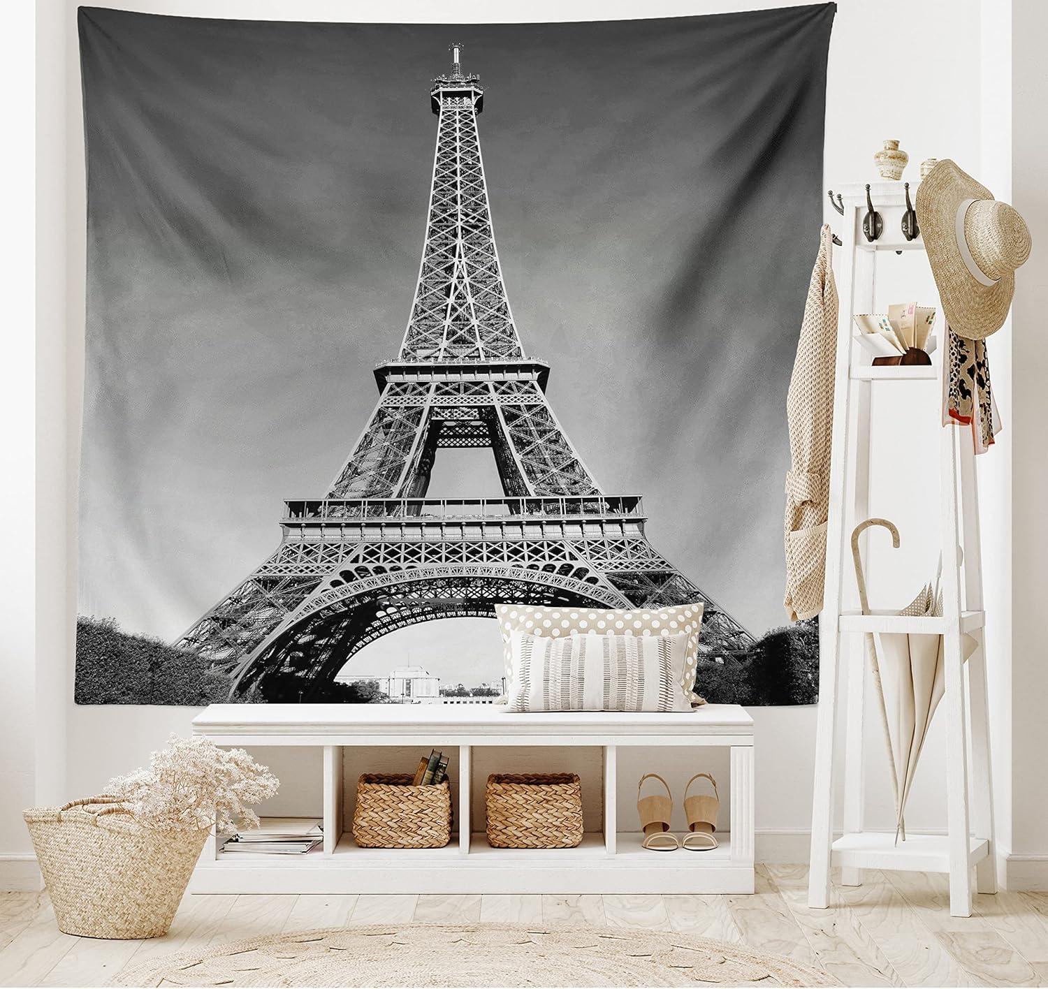 imageAmbesonne Antique Tapestry Old World Map Texture Nostalgic Plan Atlas Trace of Life Wide Wall Hanging for Bedroom Living Room Dorm 60 X 40 Khaki BeigeGrey