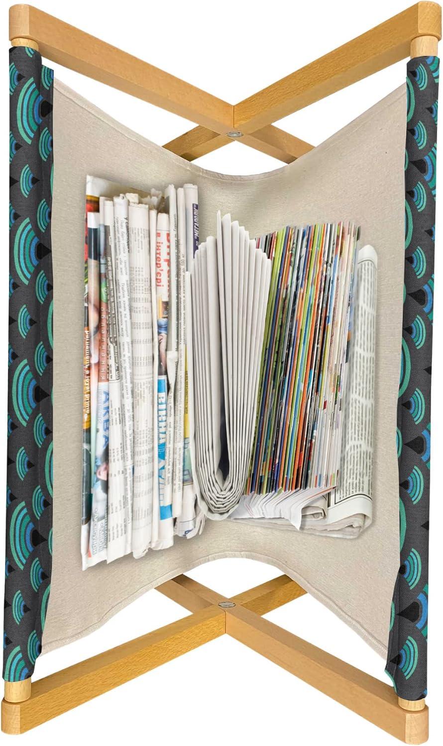 imageAmbesonne I Love You Magazine and Book Holder Romance Pattern with Heart Forms and Love Words Valentines Couples Theme Floor Rack Decor for Interior of Home amp Office 22 x 19 Magenta Dark GreyJade Green Charcoal Grey