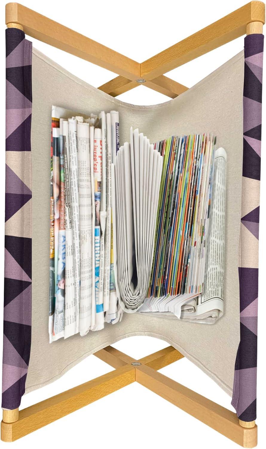 imageAmbesonne I Love You Magazine and Book Holder Romance Pattern with Heart Forms and Love Words Valentines Couples Theme Floor Rack Decor for Interior of Home amp Office 22 x 19 Magenta Dark GreyDark Purple Lilac