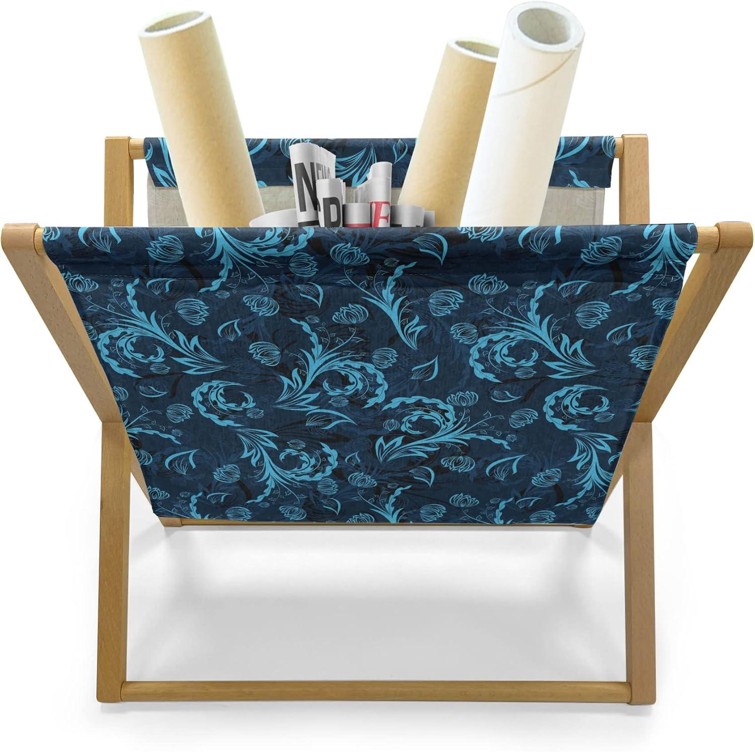 imageAmbesonne I Love You Magazine and Book Holder Romance Pattern with Heart Forms and Love Words Valentines Couples Theme Floor Rack Decor for Interior of Home amp Office 22 x 19 Magenta Dark GreyIndigo Aqua