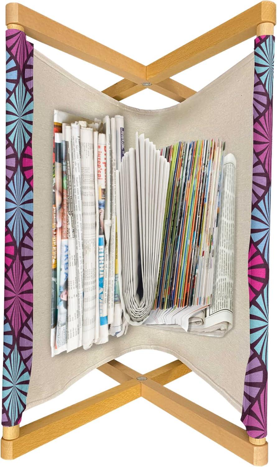 imageAmbesonne I Love You Magazine and Book Holder Romance Pattern with Heart Forms and Love Words Valentines Couples Theme Floor Rack Decor for Interior of Home amp Office 22 x 19 Magenta Dark GreyAqua Magenta Violet