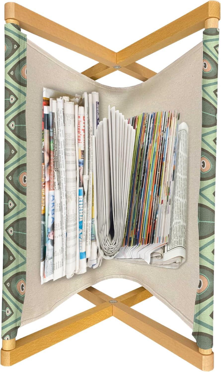 imageAmbesonne I Love You Magazine and Book Holder Romance Pattern with Heart Forms and Love Words Valentines Couples Theme Floor Rack Decor for Interior of Home amp Office 22 x 19 Magenta Dark GreyPistachio Green Tan
