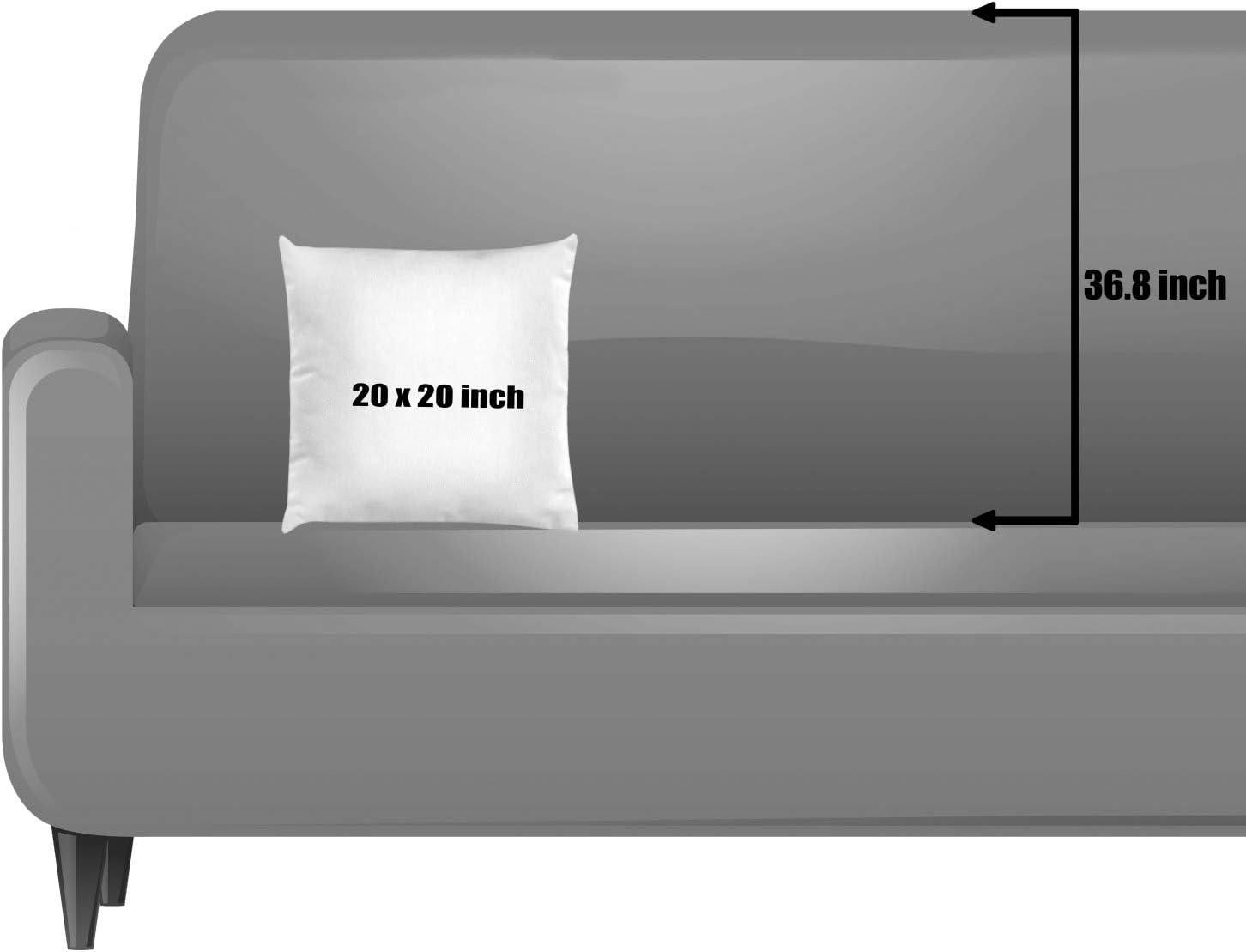 imageAmbesonne Labrador Decorative Throw Pillow Case Pack of 4 Funny Terrier Smiling in Xmas Dress Santa Clause Hat Celebration Theme Cushion Cover for Couch Living Room Car 20 Dark Coral Caramel20