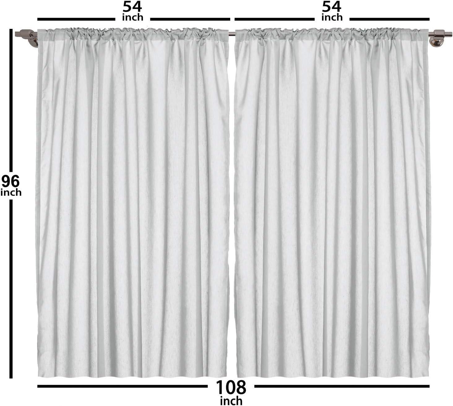 imageAmbesonne Rustic Curtains Stone Wall of Dated Closed Barn Gothic Medieval European Urban City Town Scenery Living Room Bedroom Window Drapes 2 Panel Set 108 X 90 Grey BlueBlue Green