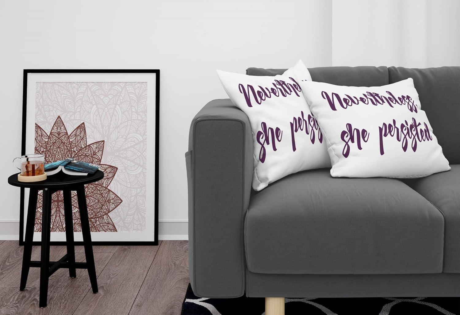 imageAmbesonne Western Decorative Throw Pillow Case Pack of 2 Traditional Rodeo Cowboy Hat and Cowgirl Boots Retro Grunge Background Art Photo Couch Bedroom Living Room Cushion Cover 20 Brown BlackEggplant White